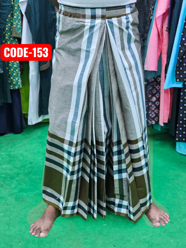 বেল্ট সিস্টেম লুঙ্গি। কোড: 153
